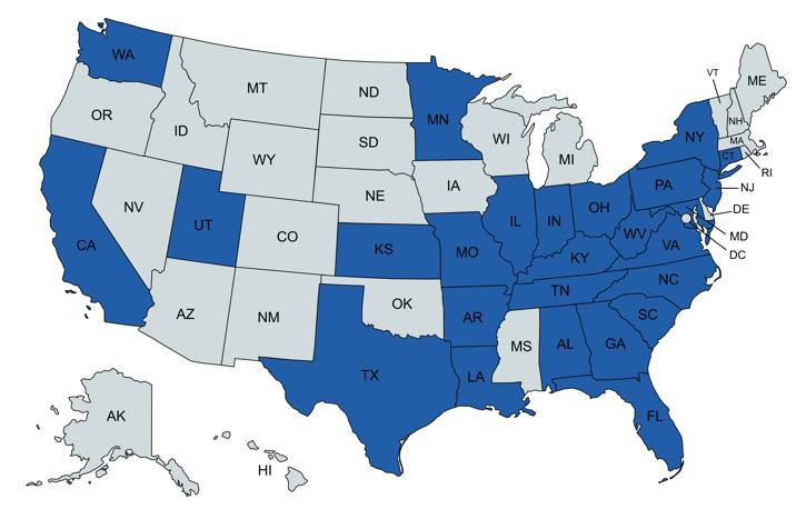 Clinical Placement Map