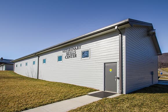 veterinary skills center building