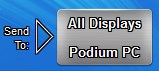 send to all displays podium pc icon