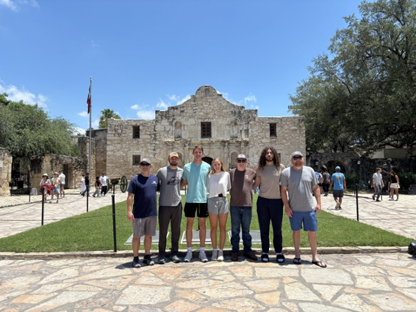 Engineering Students at the Alamo