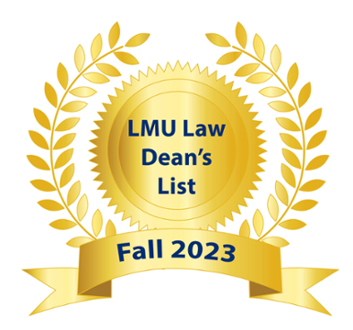 Fall 2023 Law Dean's List