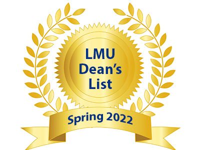 Over 500 Named to the Spring Dean's List at LMU