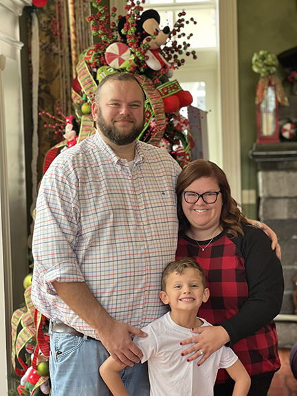 Adam, Marcinda and Levi Asburry