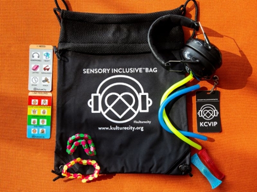 Visitors to the ALLM can request a sensory bag, which includes items to help them stay calm and enjoy the museum with their friends and family.