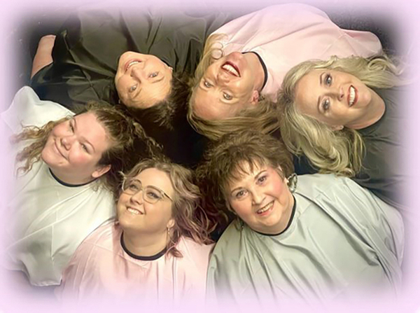 Group of six women as the cast of "Steel Magnolias."