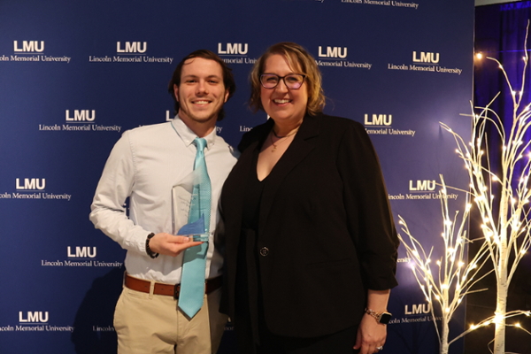 Joshua Boldon accepting award