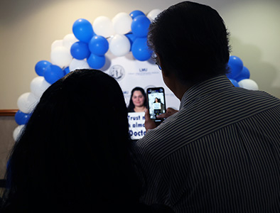 parents taking a photo