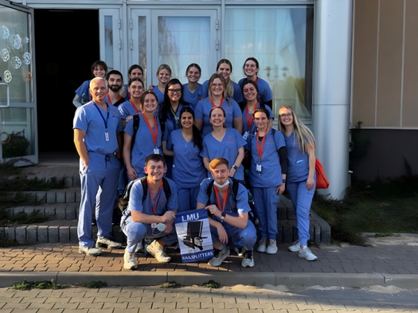 group photo in Poland