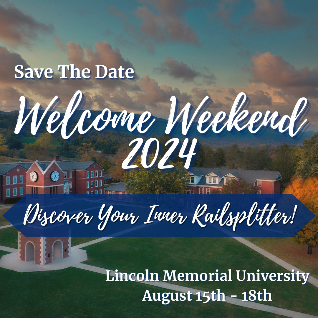 Save the Date for Welcome Weekend 2024: Discover Your Inner Railsplitter! August 15th to 18th 